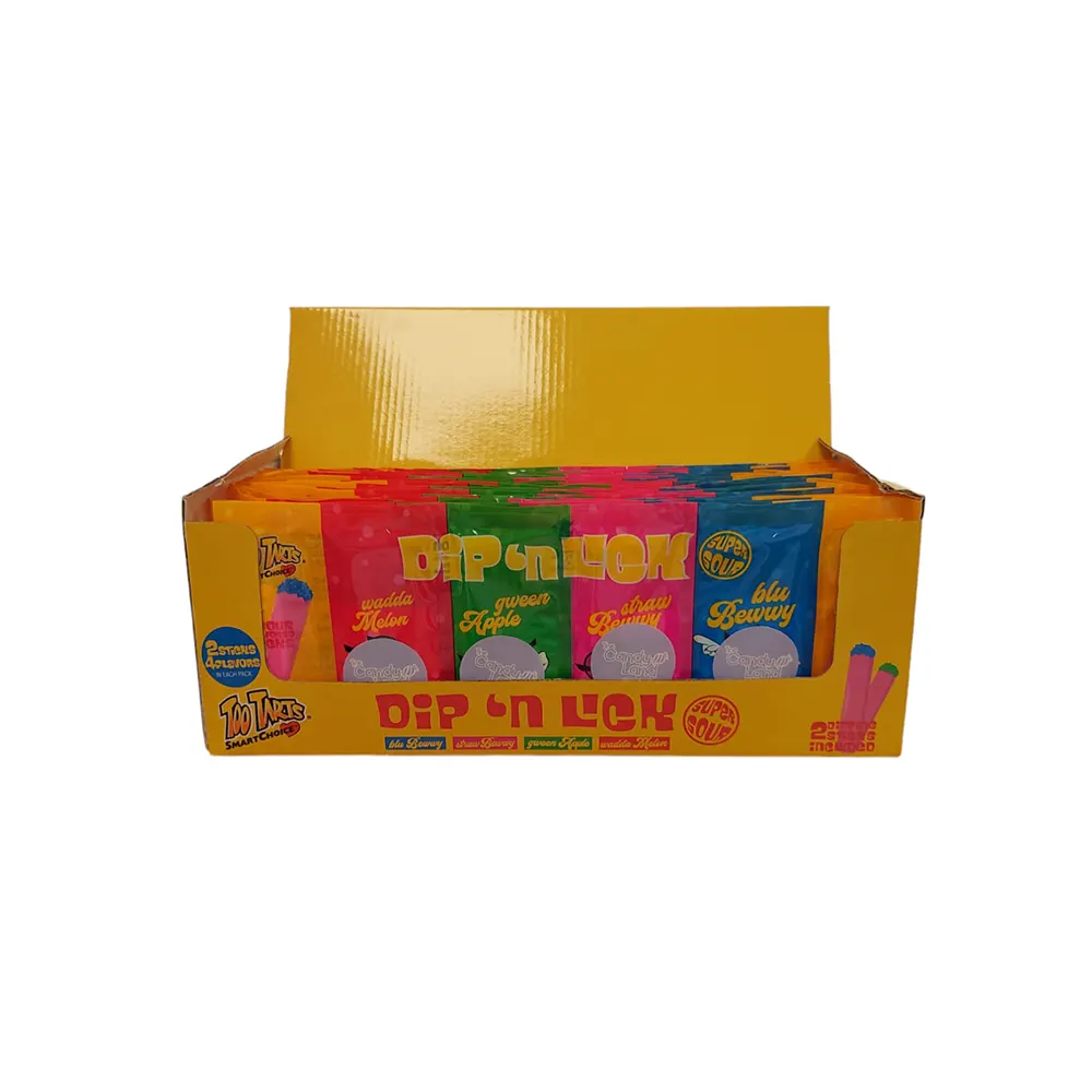 TOO TARTS DIP LICK SUPER SOUR 4 FLAVORS 1.4OZ