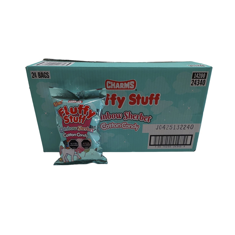 CHARMS FLUFFY RAINBOW SHERBET
