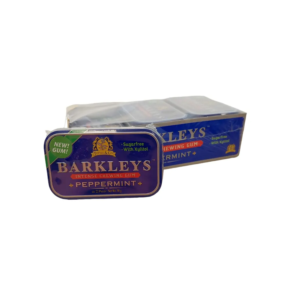 BARKLEYS CHEWING GUM- PEPPERMINT 30GRS
