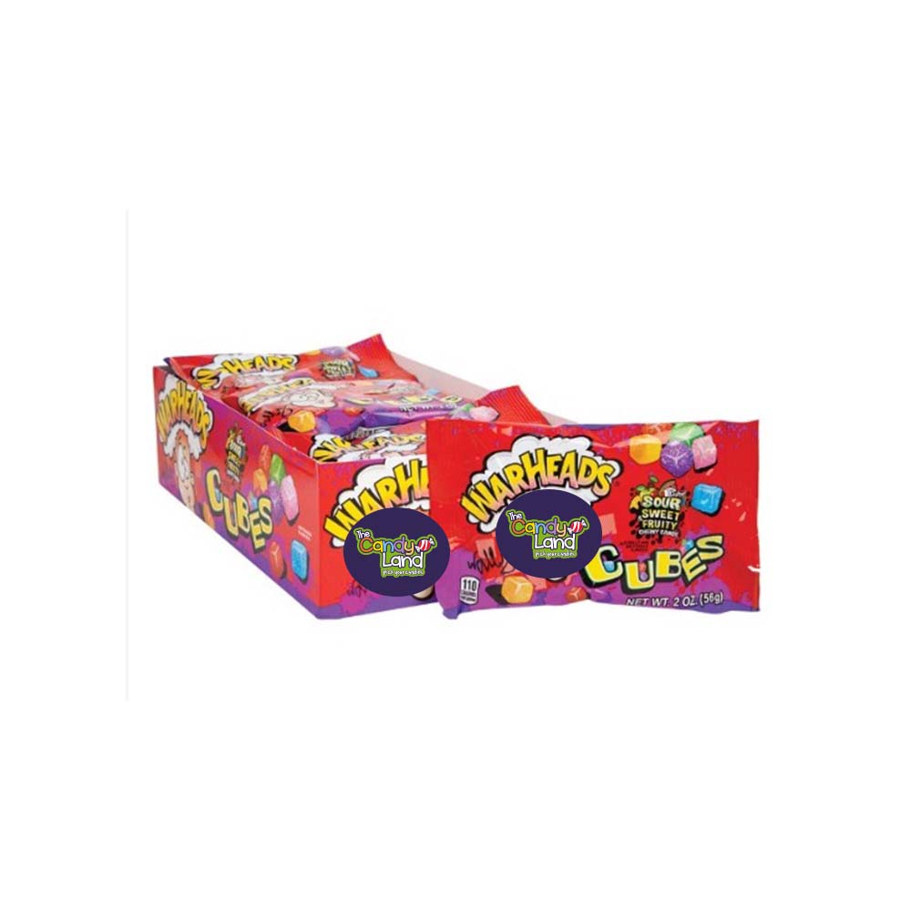 WARHEADS CHEWY CUBES BAG 2OZ