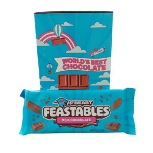 MR. BEAST FEASTABLES MILK CHOCOLATE BAR 60G