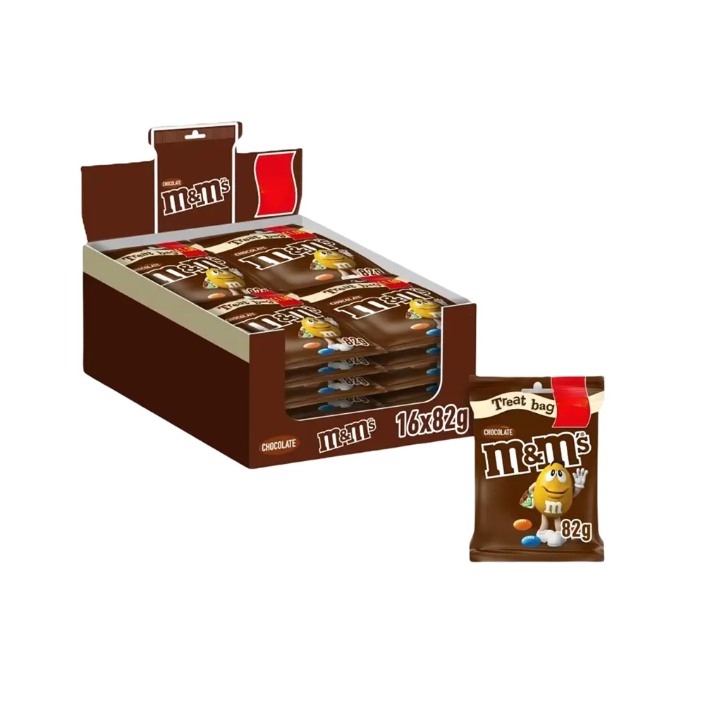 M&M MILK CHOCOLATE BITE TREAT BAG 16X82G