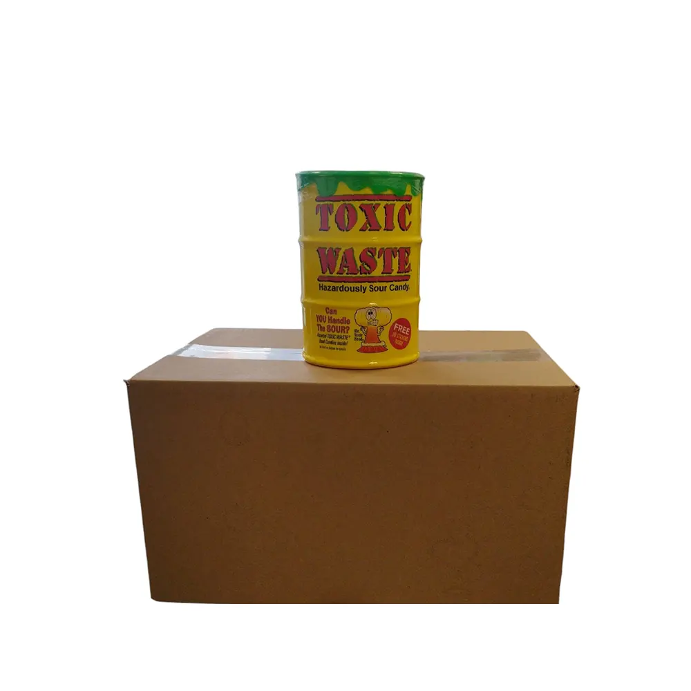 TOXIC WASTE SOUR CANDY GIANT BANK 5.86OZ