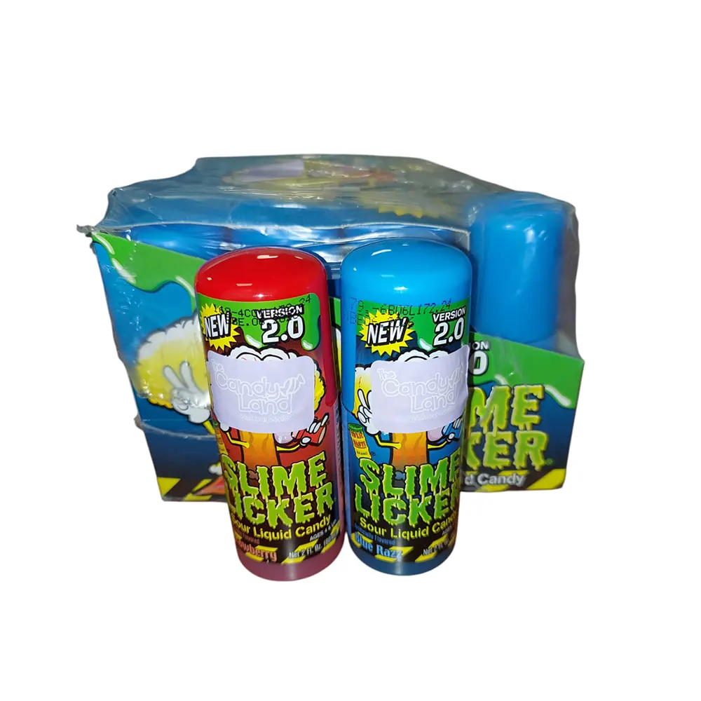 TOXIC WASTE SLIME LICKER BLUE RAZZ & STRAW 270ML