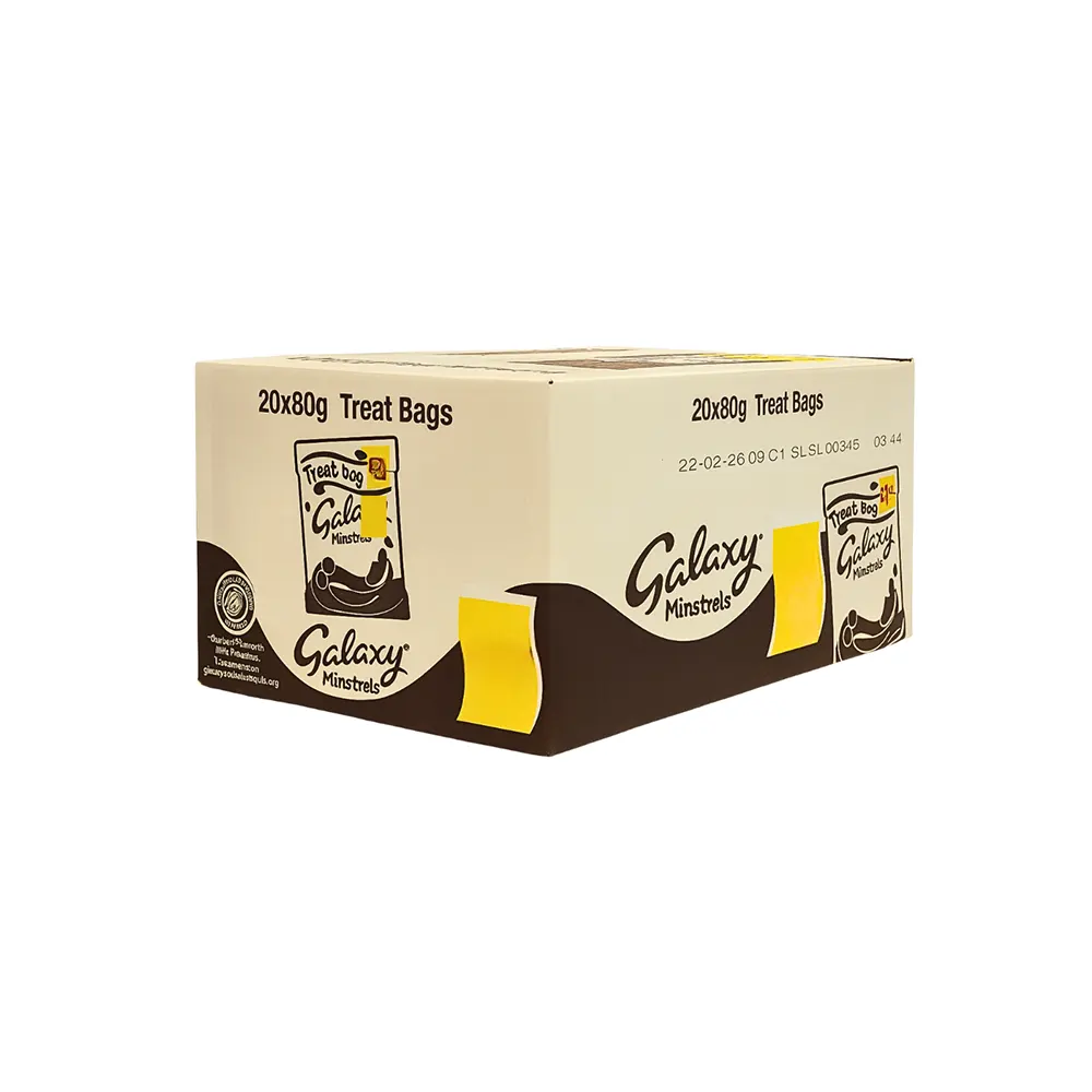 GALAXY MINSTRELS TREAT BAG 20X80G