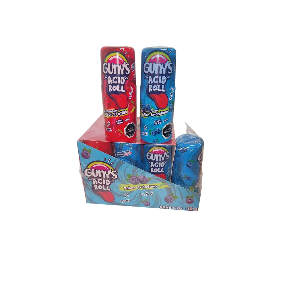 GUNYS ACID ROLL-ON ARANDANO - FRUTILLA 60ML