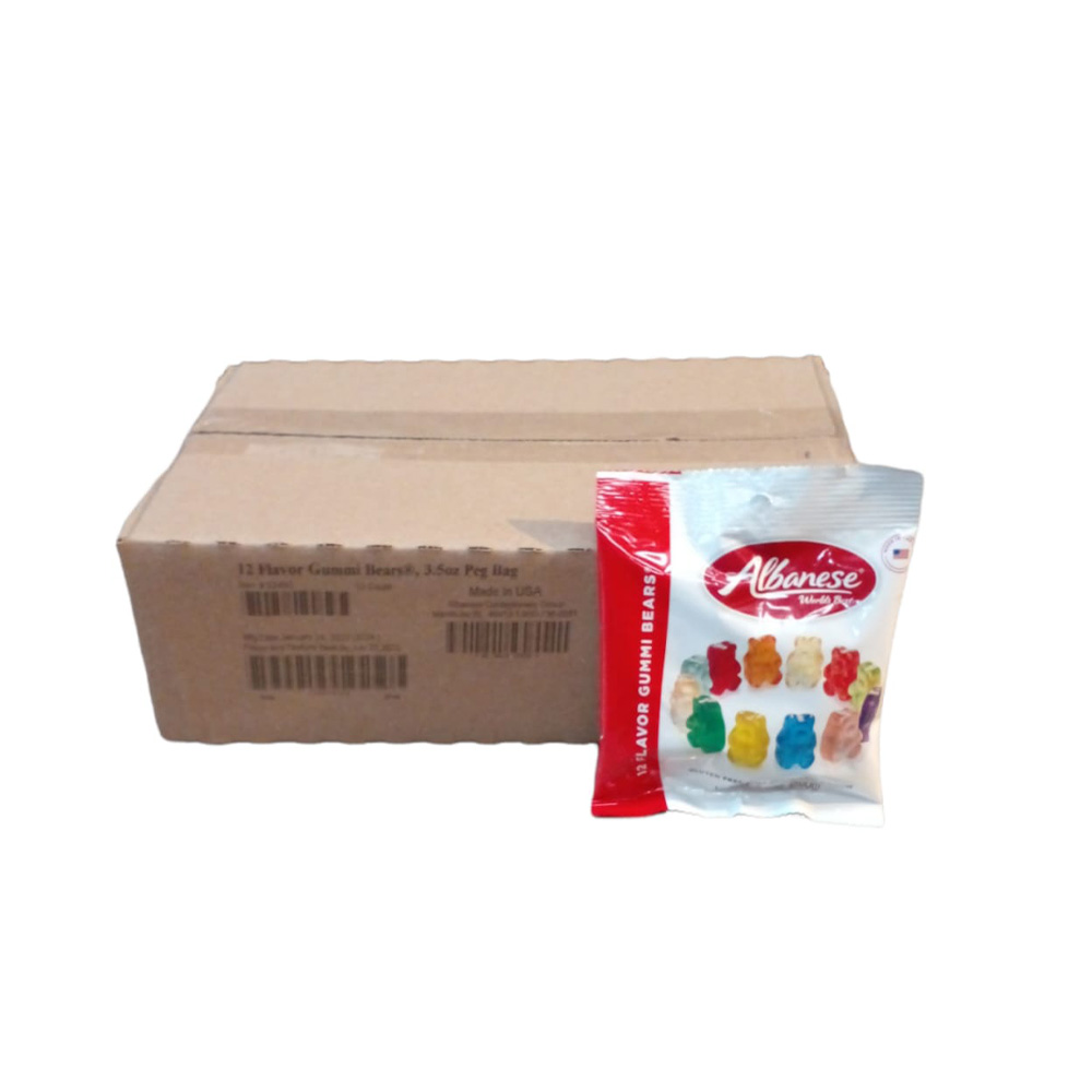 ALBANESE 12 FLAVOR GUMMI BEARS 3.5OZ