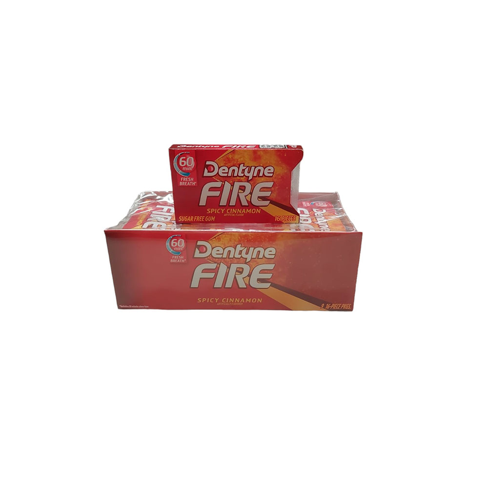 CHICLES DENTYNE CINNAMON SUGAR FREE 16PZAS