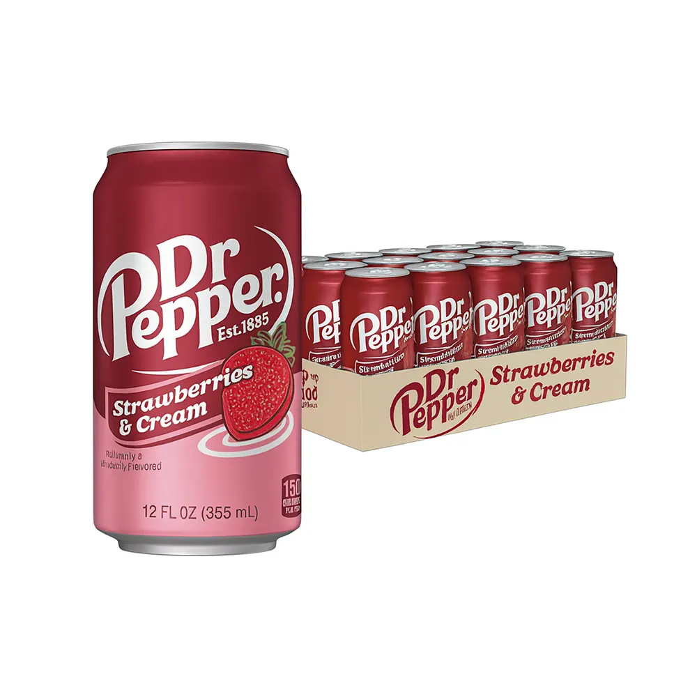 DR PEPPER STRAWBERRY & CREAM 12U 355ML