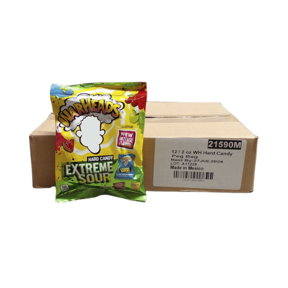 WARHEADS EXTREME SOUR 2OZ