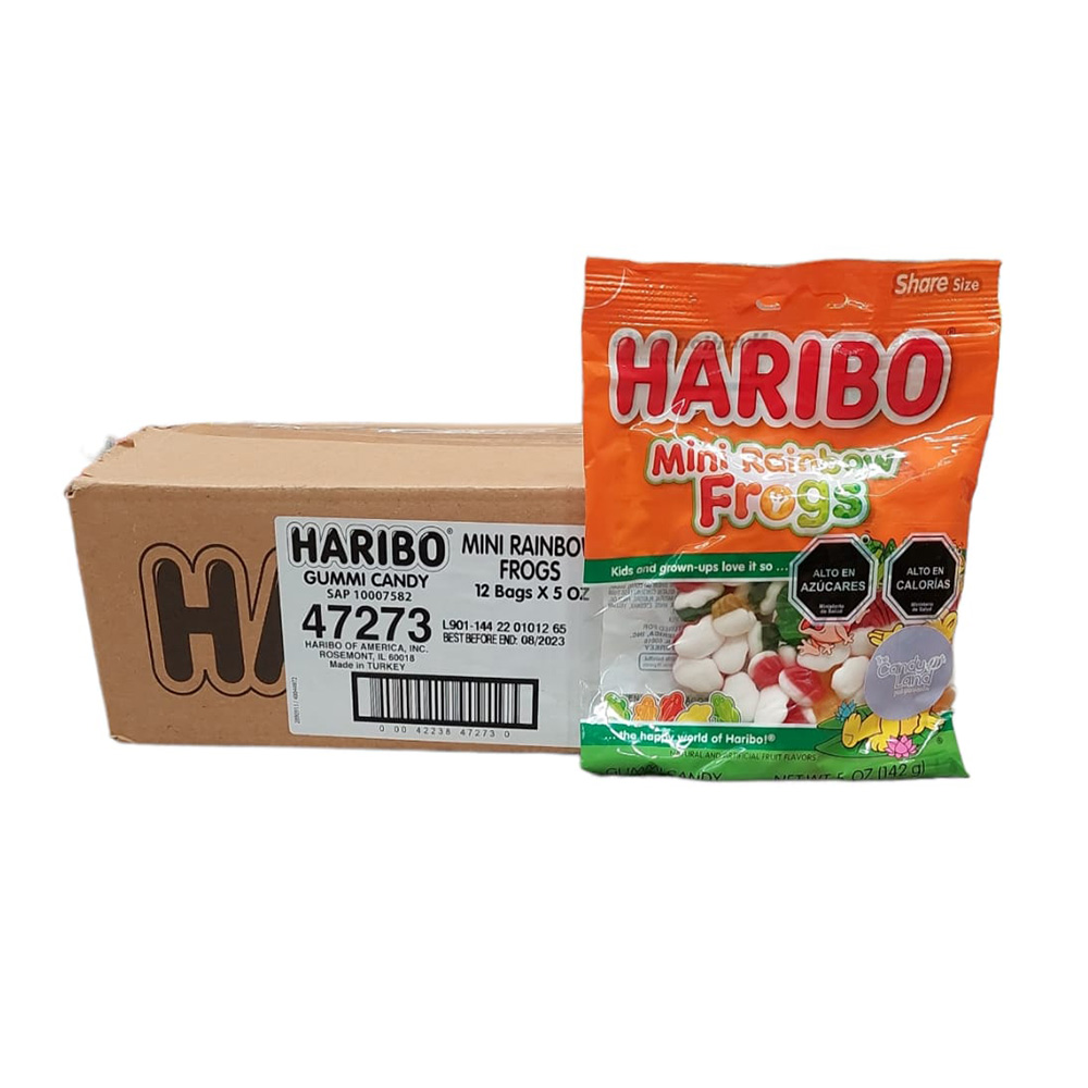 HARIBO MINI RAIMBOW FROGS 5OZ