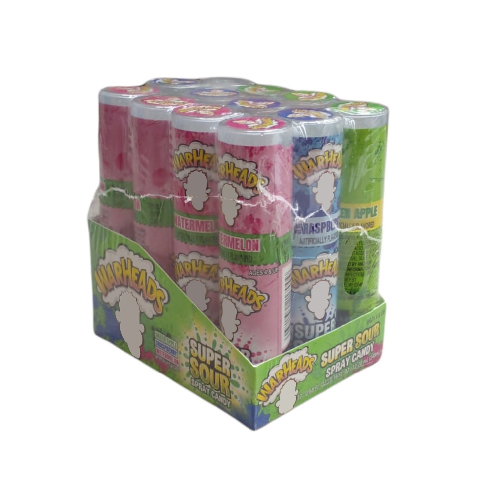 WARHEADS SUPER SOUR SPRAY CANDY 240ML