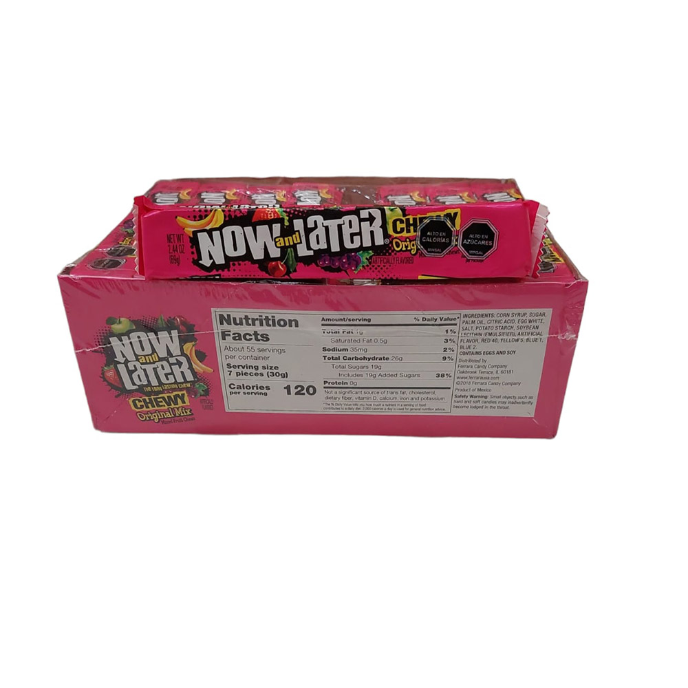 NOW AND LATER CHEWY ORIGINAL 2.44OZ