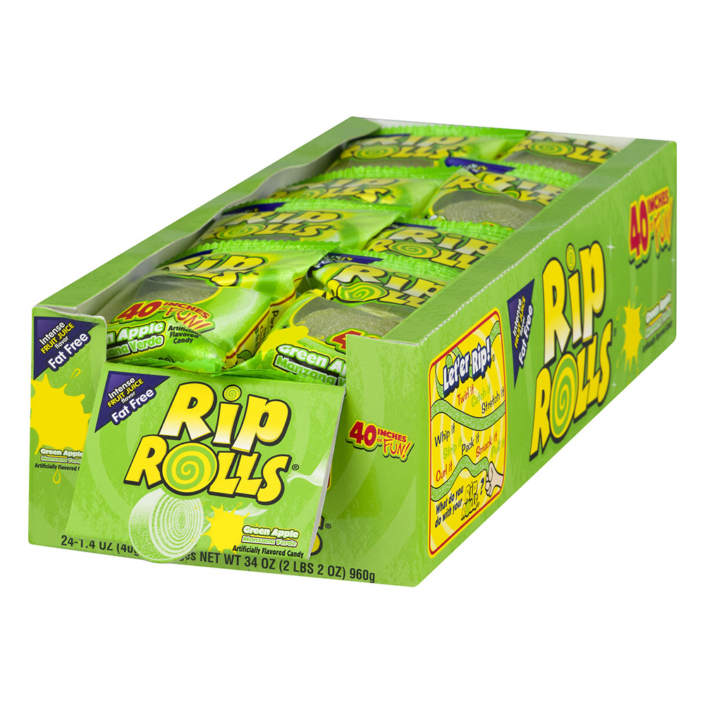 RIP ROLLS GREEN APPLE 1.4OZ