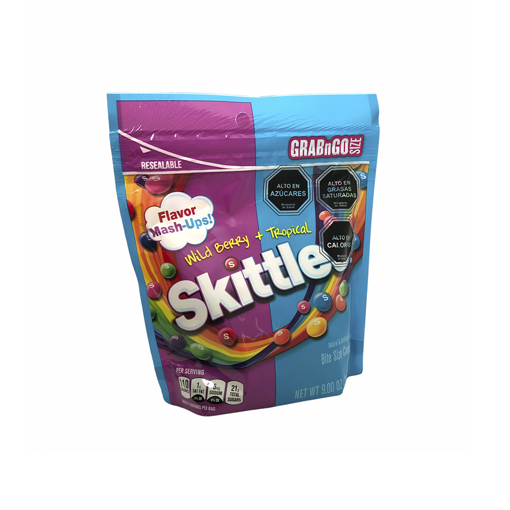 SKITTLES WILD BERRY+TROPICAL BAG 9OZ